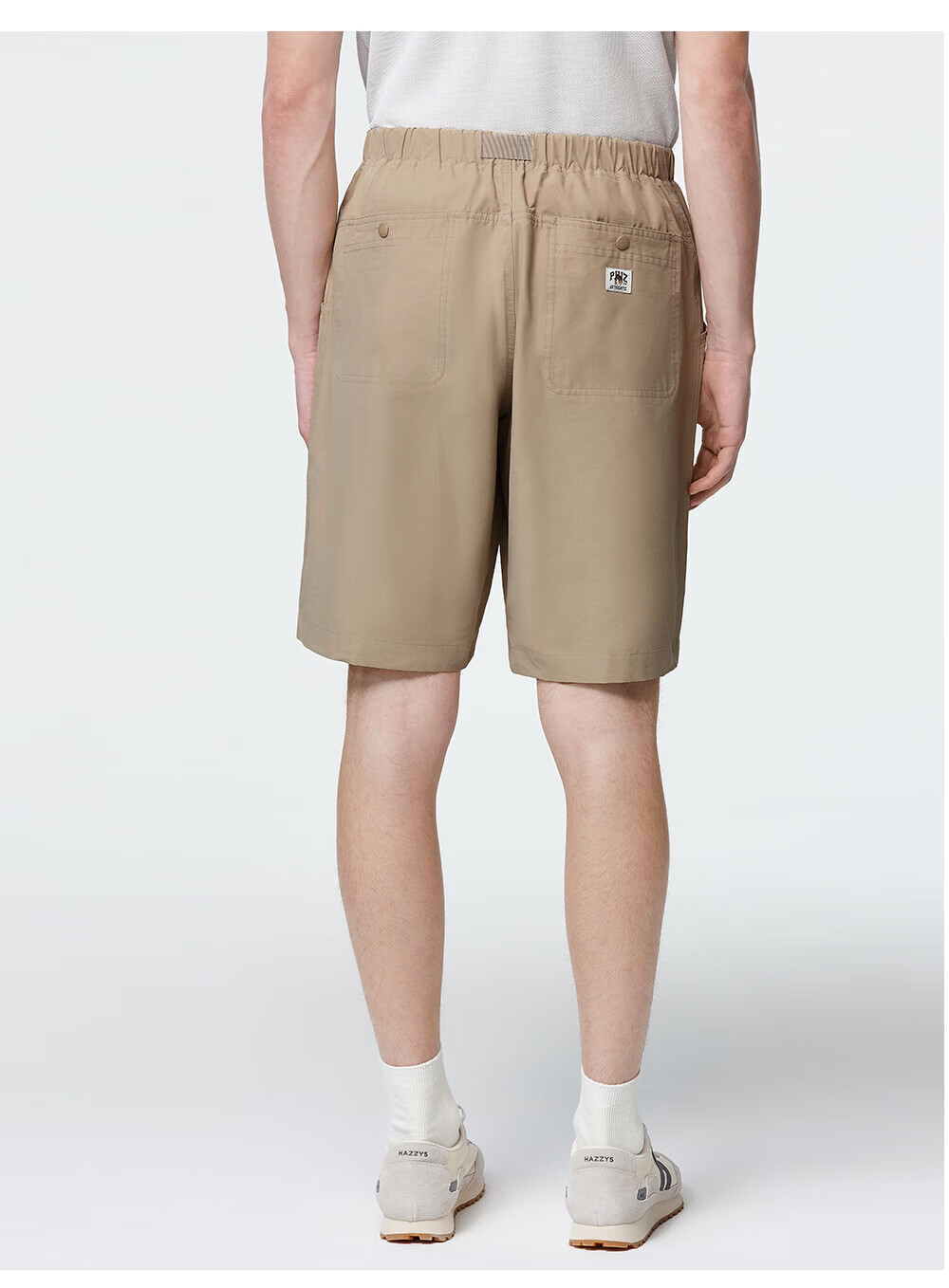 HAZZYS Men's 2026 Summer PHIZ Sporty Casual Woven Shorts with Buckle Belt Unisex 14